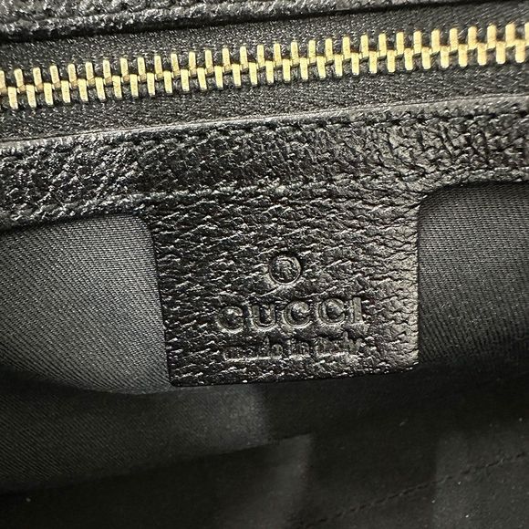 Gucci Bag Women's Brand New Jackie Handbag GG Canvas Black 124407 Handbag - Picture 11 of 12